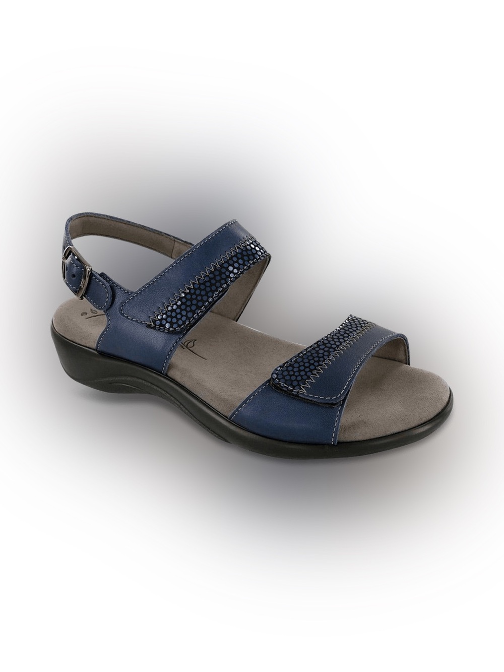 SAS Navy Blue Women's Adjustable Strap Sandal Size 9M